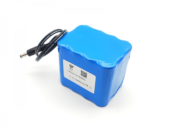 11.1V 10400mAh cylindrical lithium battery | 3S4Plithium battery