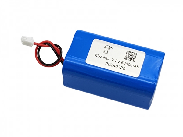 7.2V 6600mAh 18650 進(jìn)口鋰電池|2S2P鋰電池-2pin